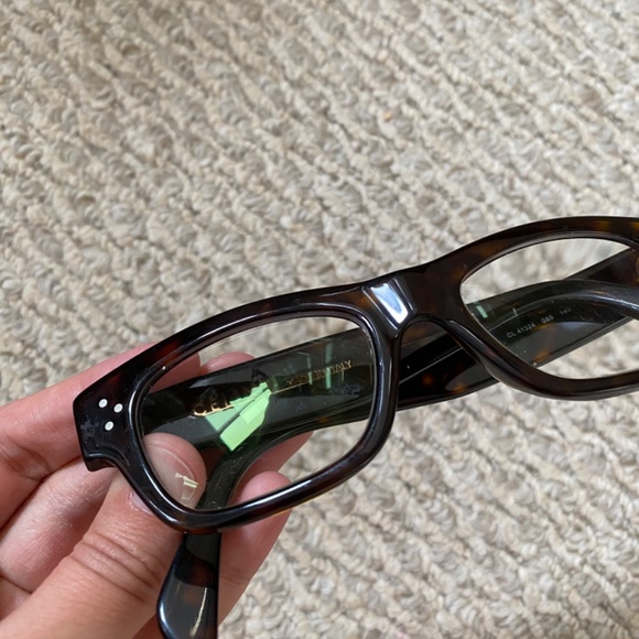 CELINE PARIS tortoise shell eyeglasses - Picture 3 of 8